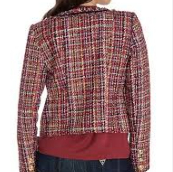 Guess Mikaela Tweed Jacket Size XS - Picture 5 of 9